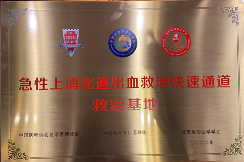 急性消化道出血救治快速通道救治基地